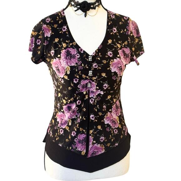 90'S Y2K 3‎ PC. PURPLE FAIRY WHIMSY GOTH BUNDLE MEDIUM - Picture 3 of 8